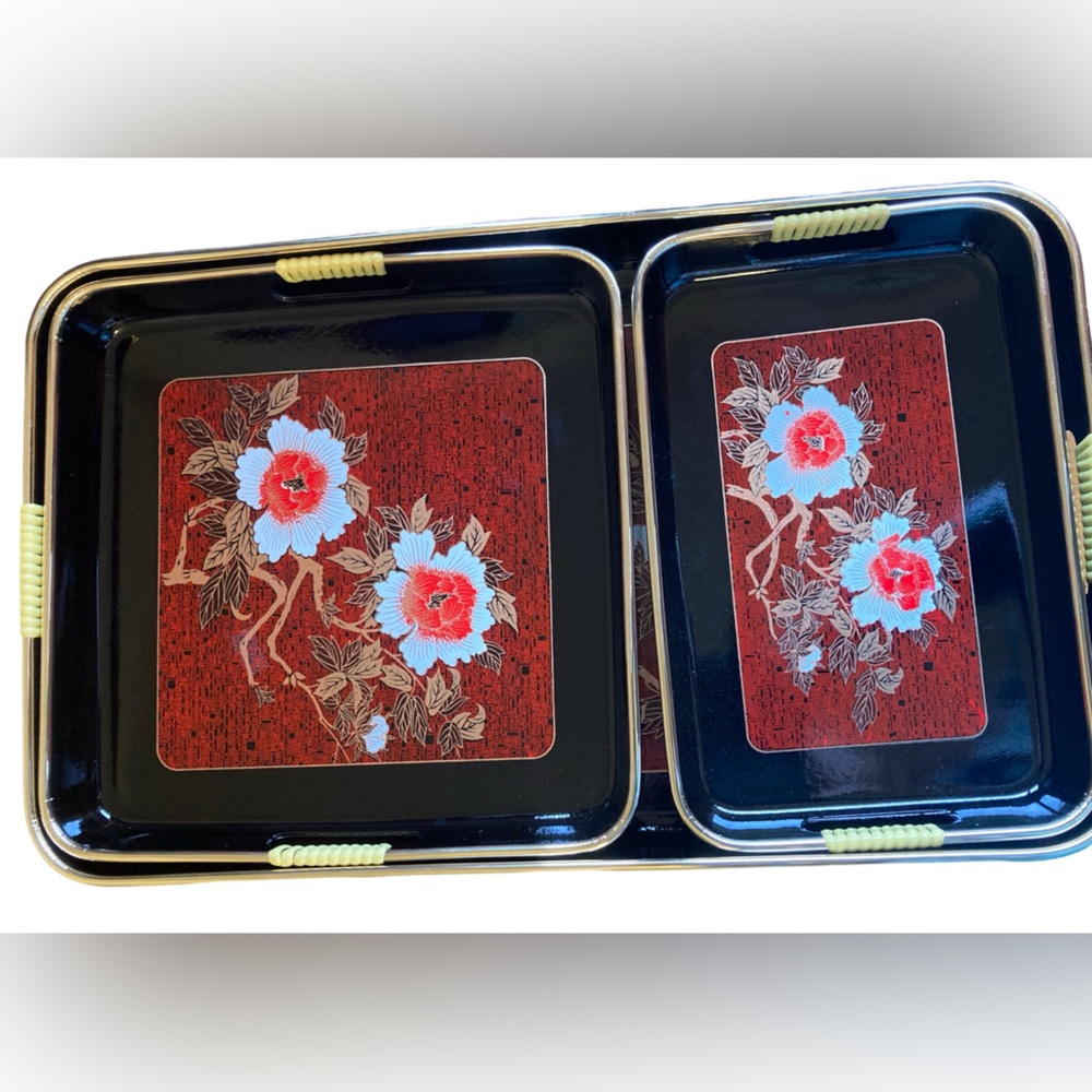 VTG Japanese Serving Trays